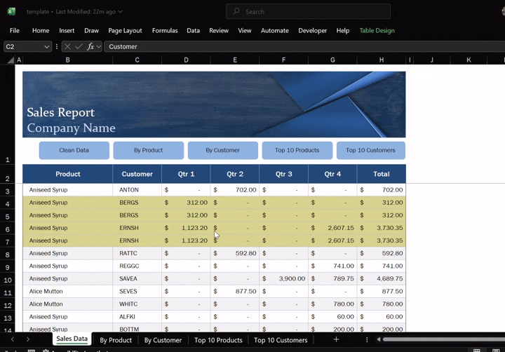 ExcelFix 24 demo – duplicate cleanup